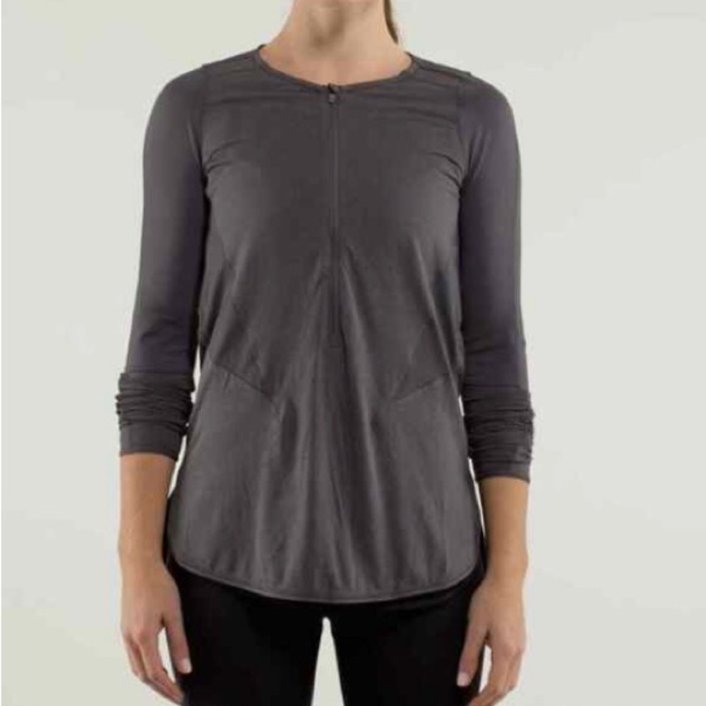 Lululemon half zip Ride Inside bike long sleeve 6 EUC